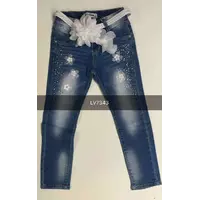 Джинсовые брюки для девочек Setty Koop  4-12 лет