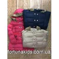 Куртки зимние на меху для девочек SEAGULL 4-12 лет